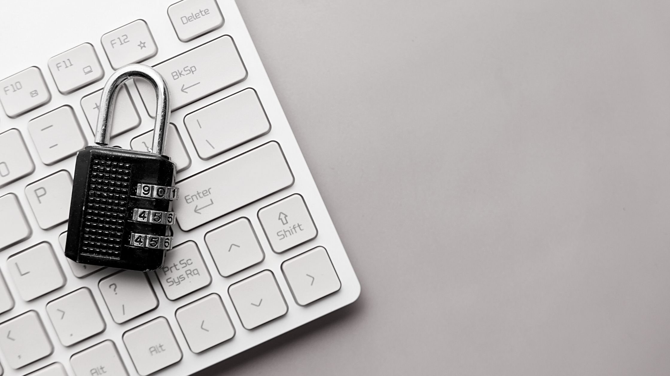 ransomware lock on keyboard